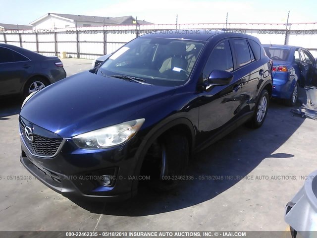 JM3KE2CE2D0128511 - 2013 MAZDA CX-5 TOURING BLUE photo 2