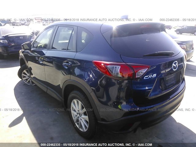 JM3KE2CE2D0128511 - 2013 MAZDA CX-5 TOURING BLUE photo 3