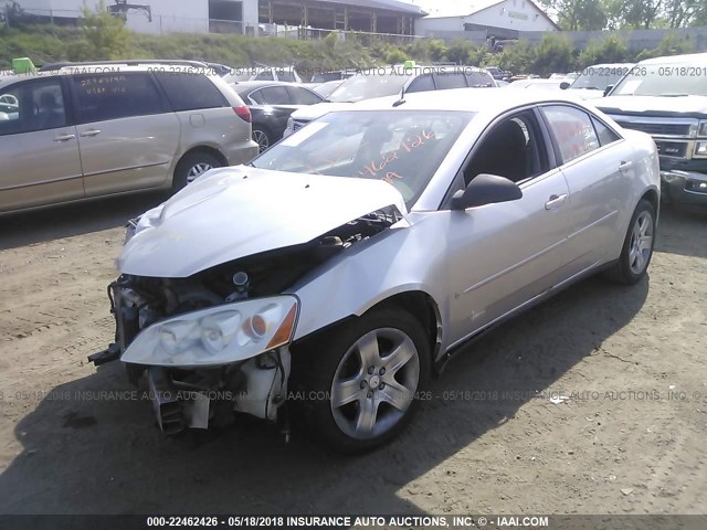 1G2ZG57B484129505 - 2008 PONTIAC G6 SE SILVER photo 2