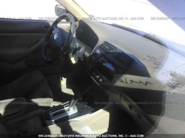 2HGES16304H553113 - 2004 HONDA CIVIC DX VP 绿色 照片 5