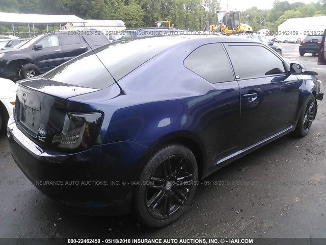 JTKJF5C7XD3049258 - 2013 TOYOTA SCION TC 深蓝色 照片 4