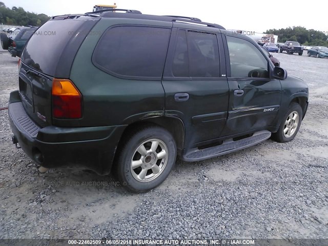 1GKDS13S122403401 - 2002 GMC ENVOY GREEN photo 4