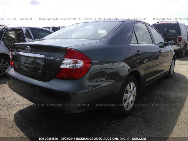 4T1BE32K44U350073 - 2004 TOYOTA CAMRY LE/XLE/SE მწვანე ფოტო 4