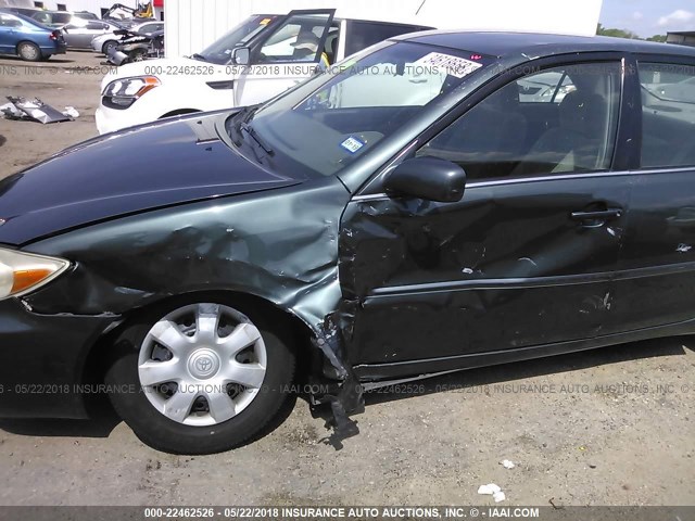 4T1BE32K44U350073 - 2004 TOYOTA CAMRY LE/XLE/SE მწვანე ფოტო 6
