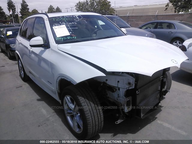 5UXKR0C54G0S92895 - 2016 BMW X5 XDRIVE35I WHITE photo 1