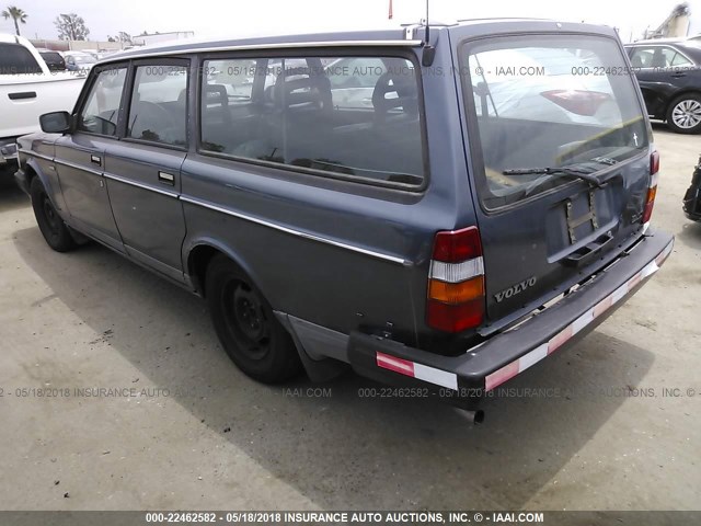 YV1AA8858M1900333 - 1991 VOLVO 240 SE Dark Blue photo 3