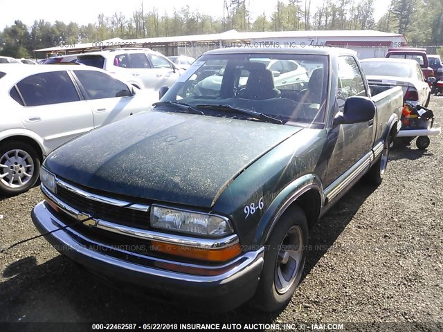 1GCCS1444W8214249 - 1998 CHEVROLET S TRUCK S10 GREEN photo 6