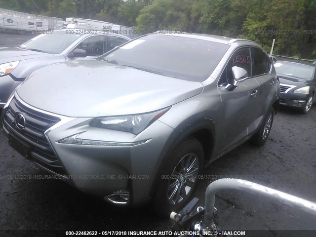 JTJBARBZ0H2148751 - 2017 LEXUS NX 200T/BASE/F SPORT GRAY photo 2