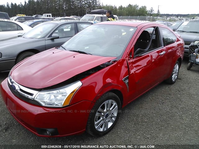1FAHP33N68W193941 - 2008 FORD FOCUS SE/SEL/SES RED photo 6