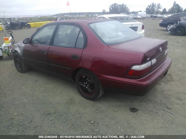 1NXBB02E2TZ433436 - 1996 TOYOTA COROLLA DX RED photo 3