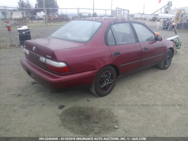 1NXBB02E2TZ433436 - 1996 TOYOTA COROLLA DX RED photo 4