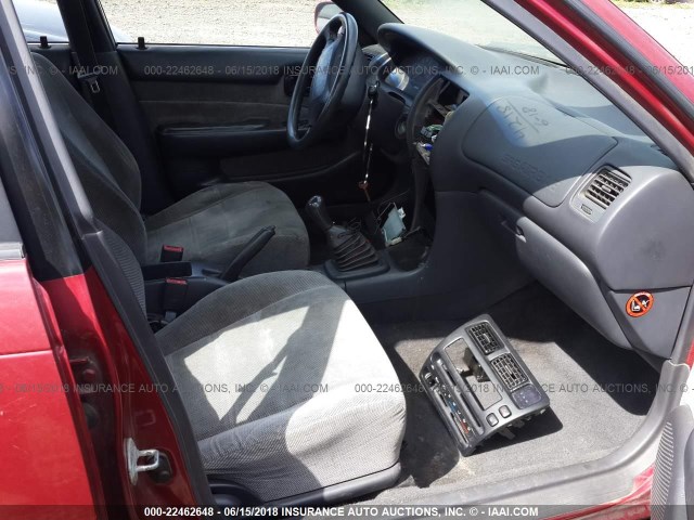 1NXBB02E2TZ433436 - 1996 TOYOTA COROLLA DX RED photo 5