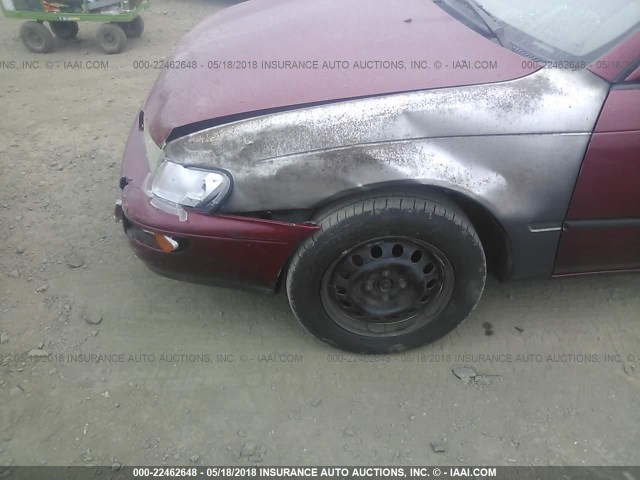 1NXBB02E2TZ433436 - 1996 TOYOTA COROLLA DX RED photo 6