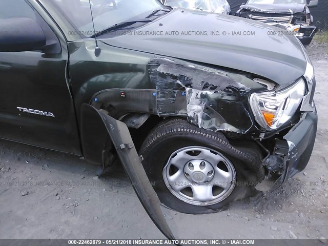 3TMJU4GN2CM137265 - 2012 TOYOTA TACOMA DOUBLE CAB PRERUNNER GREEN photo 6