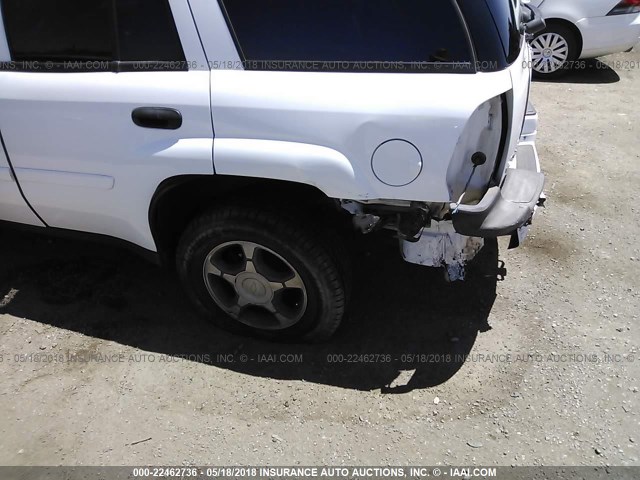 1GNDS13S972212903 - 2007 CHEVROLET TRAILBLAZER LS/LT WHITE photo 6