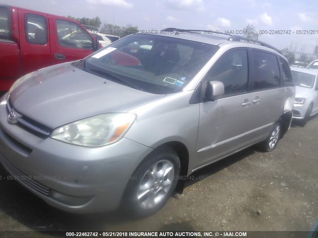 5TDBA22C15S042027 - 2005 TOYOTA SIENNA XLE/XLE LIMITED GRAY photo 2