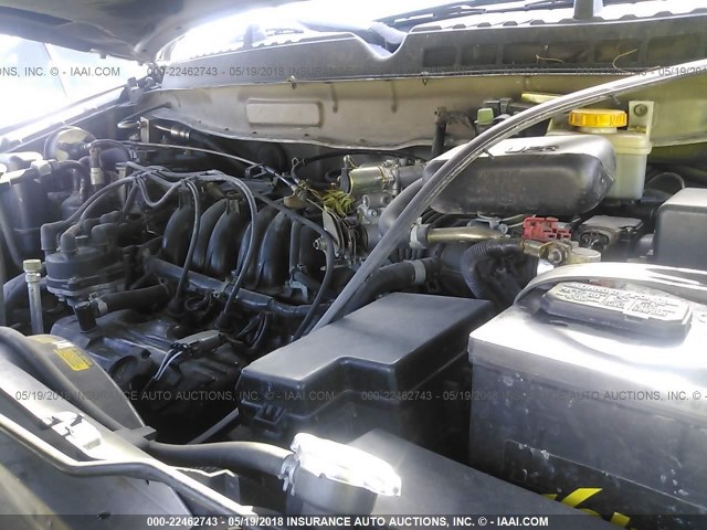 4N2ZN17T81D822650 - 2001 NISSAN QUEST GLE TAN photo 10