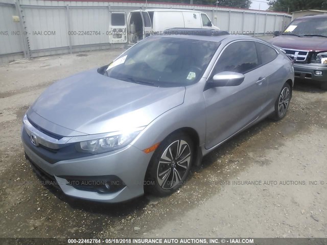 2HGFC3B70GH354010 - 2016 HONDA CIVIC EXL ვერცხლისფერი ფოტო 2