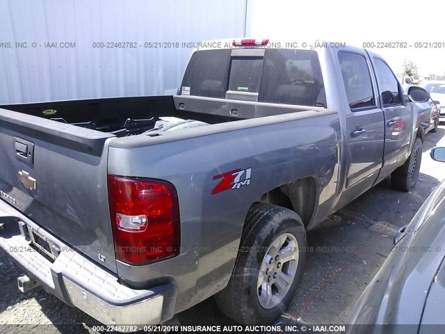 2GCEK13M671602940 - 2007 CHEVROLET SILVERADO K1500 CREW CAB GRAY photo 4