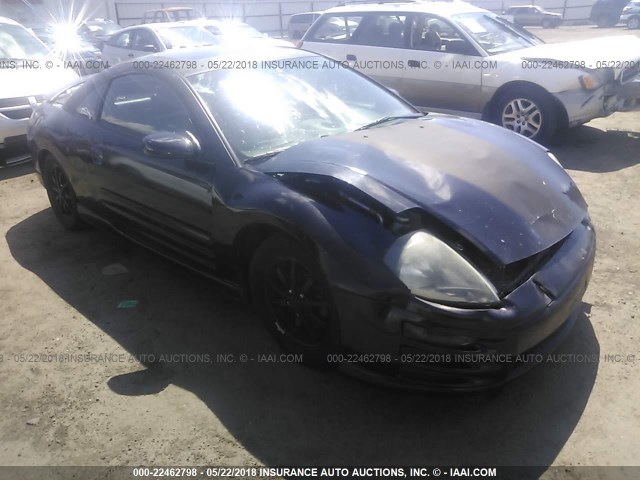 4A3AC84LXYE094446 - 2000 MITSUBISHI ECLIPSE GT BLACK photo 1