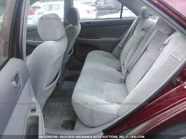 4T1BE32K72U031294 - 2002 TOYOTA CAMRY LE/XLE/SE 栗色 照片 8