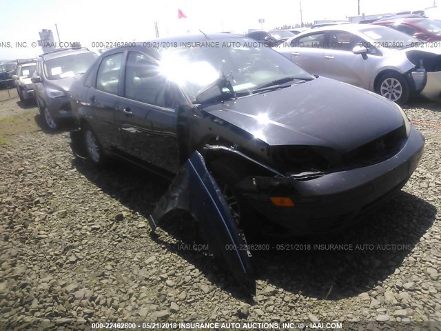 1FAFP34N27W205698 - 2007 FORD FOCUS ZX4/S/SE/SES BLACK photo 1