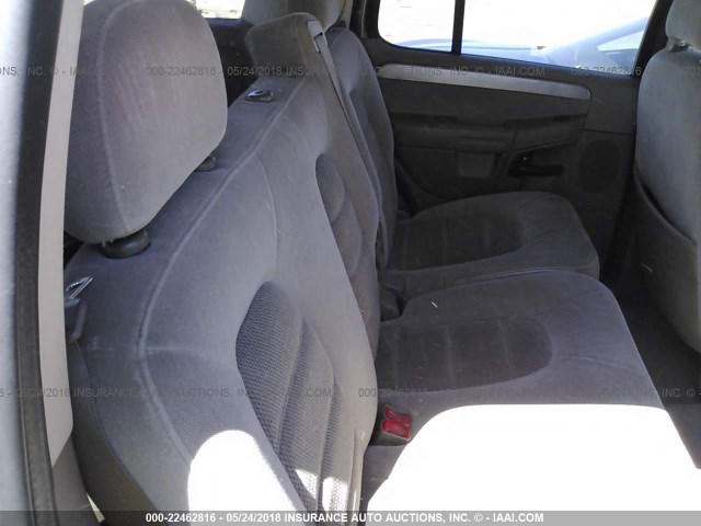 1FMZU63K64ZA17443 - 2004 FORD EXPLORER XLT/XLT SPORT/NBX SILVER photo 8