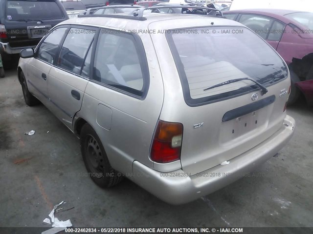 JT2AE09V2S0083026 - 1995 TOYOTA COROLLA DX GOLD photo 3