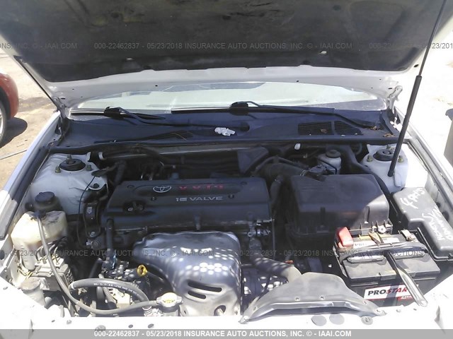 4T1BE32K34U290352 - 2004 TOYOTA CAMRY LE/XLE/SE WHITE photo 10