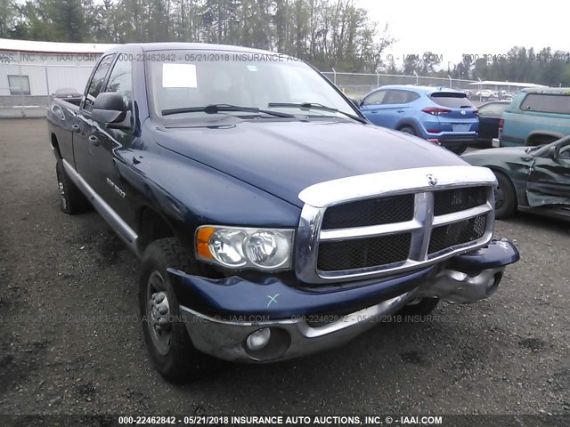3D7KU28C34G198927 - 2004 DODGE RAM 2500 ST/SLT 蓝色 照片 1