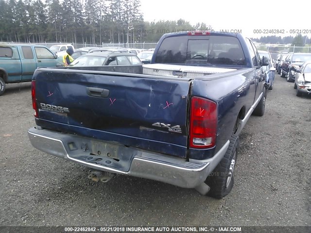 3D7KU28C34G198927 - 2004 DODGE RAM 2500 ST/SLT 蓝色 照片 4