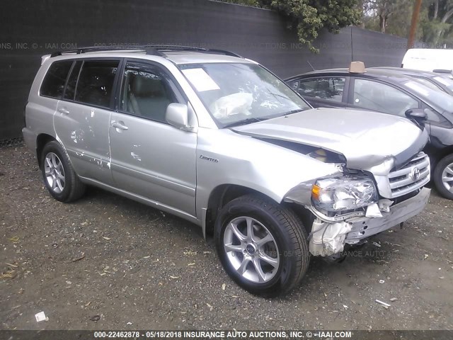 JTEDP21A850069747 - 2005 TOYOTA HIGHLANDER LIMITED SILVER photo 1