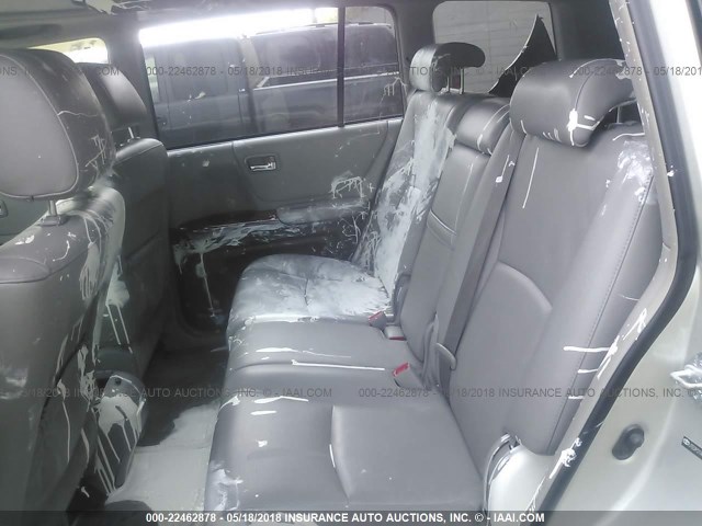 JTEDP21A850069747 - 2005 TOYOTA HIGHLANDER LIMITED SILVER photo 8