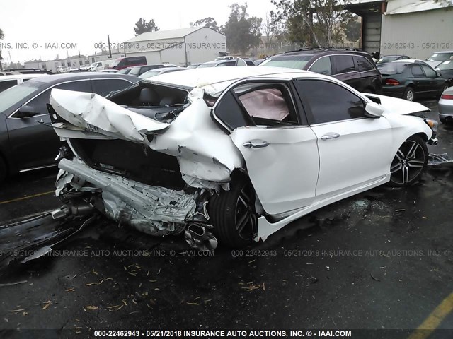 1HGCR2F6XHA088170 - 2017 HONDA ACCORD SPORT 白色 照片 4