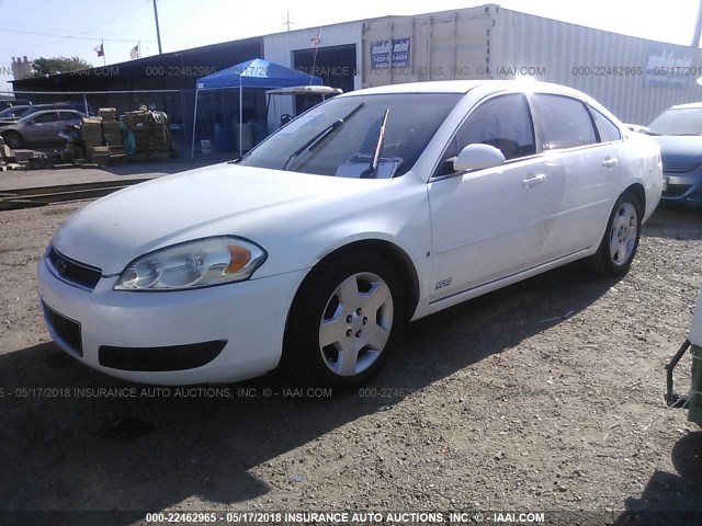 2G1WD58CX89170449 - 2008 CHEVROLET IMPALA SUPER SPORT 白色 照片 2