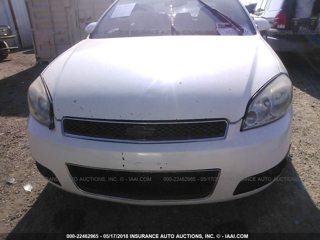 2G1WD58CX89170449 - 2008 CHEVROLET IMPALA SUPER SPORT WHITE photo 6