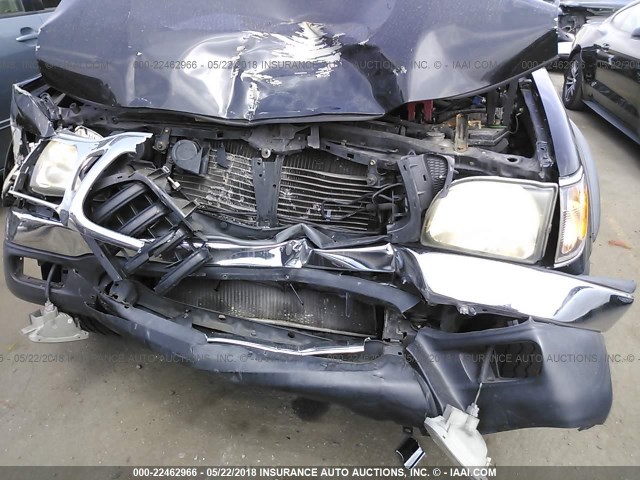 5TEGN92N64Z401958 - 2004 TOYOTA TACOMA DOUBLE CAB PRERUNNER BLACK photo 6