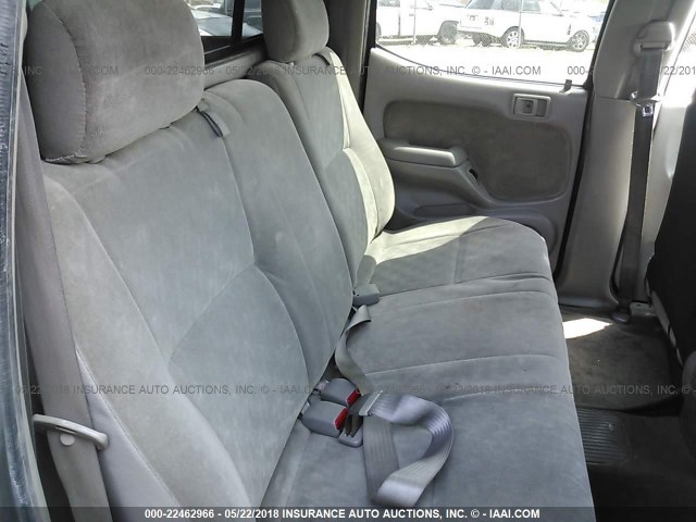 5TEGN92N64Z401958 - 2004 TOYOTA TACOMA DOUBLE CAB PRERUNNER BLACK photo 8