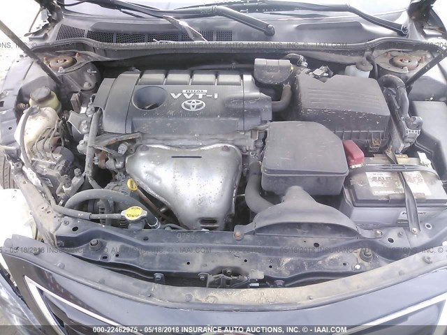 4T4BF3EK2AR069531 - 2010 TOYOTA CAMRY SE/LE/XLE BLACK photo 10