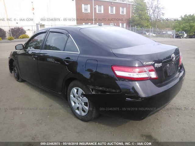 4T4BF3EK2AR069531 - 2010 TOYOTA CAMRY SE/LE/XLE BLACK photo 3