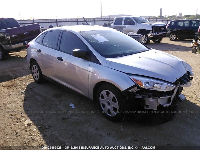 1FADP3E26JL210570 - 2018 FORD FOCUS S SILVER photo 1