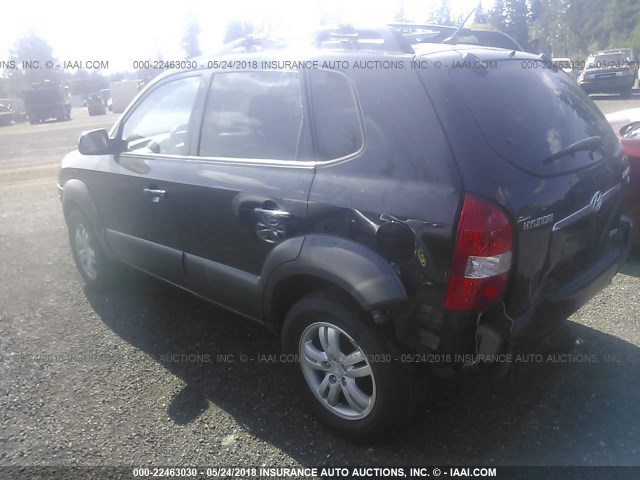 KM8JN72D17U670878 - 2007 HYUNDAI TUCSON SE/LIMITED BLACK photo 3