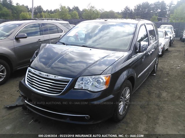 2A4RR6DG4BR760944 - 2011 CHRYSLER TOWN & COUNTRY LIMITED GRAY photo 2