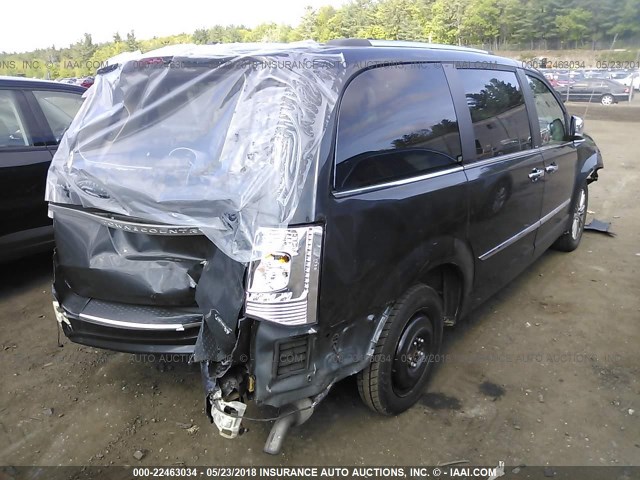 2A4RR6DG4BR760944 - 2011 CHRYSLER TOWN & COUNTRY LIMITED GRAY photo 4