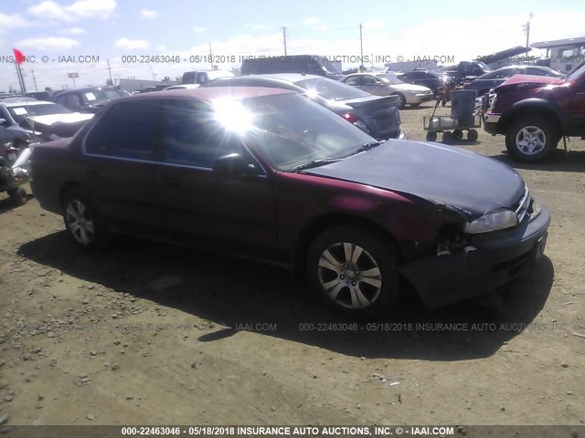 1HGCB7642PA169422 - 1993 HONDA ACCORD DX RED photo 1