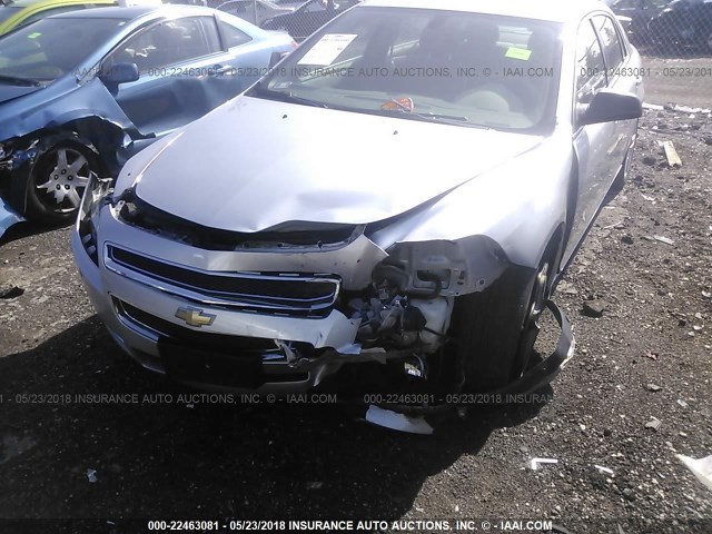 1G1ZG57B994146581 - 2009 CHEVROLET MALIBU LS ვერცხლისფერი ფოტო 6