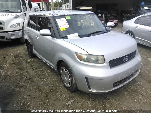 JTLKE50E481037632 - 2008 TOYOTA SCION XB SILVER photo 1
