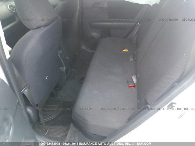 JTLKE50E481037632 - 2008 TOYOTA SCION XB SILVER photo 8
