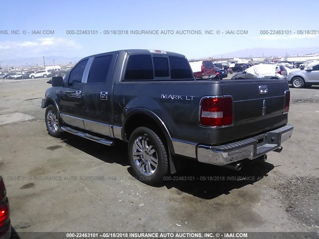 5LTPW16558FJ04785 - 2008 LINCOLN MARK LT GRAY photo 3