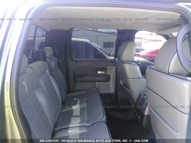 5LTPW16558FJ04785 - 2008 LINCOLN MARK LT GRAY photo 8